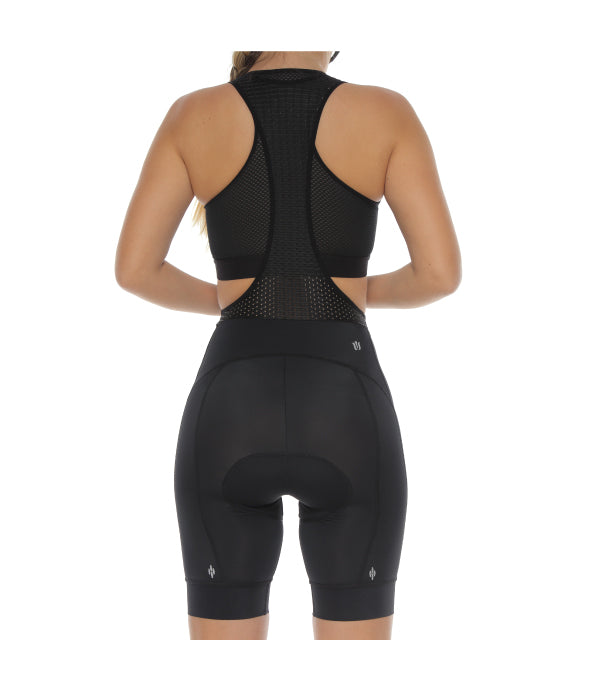 Pantaloneta De Ciclismo Clásica con cargaderas (Femenina)