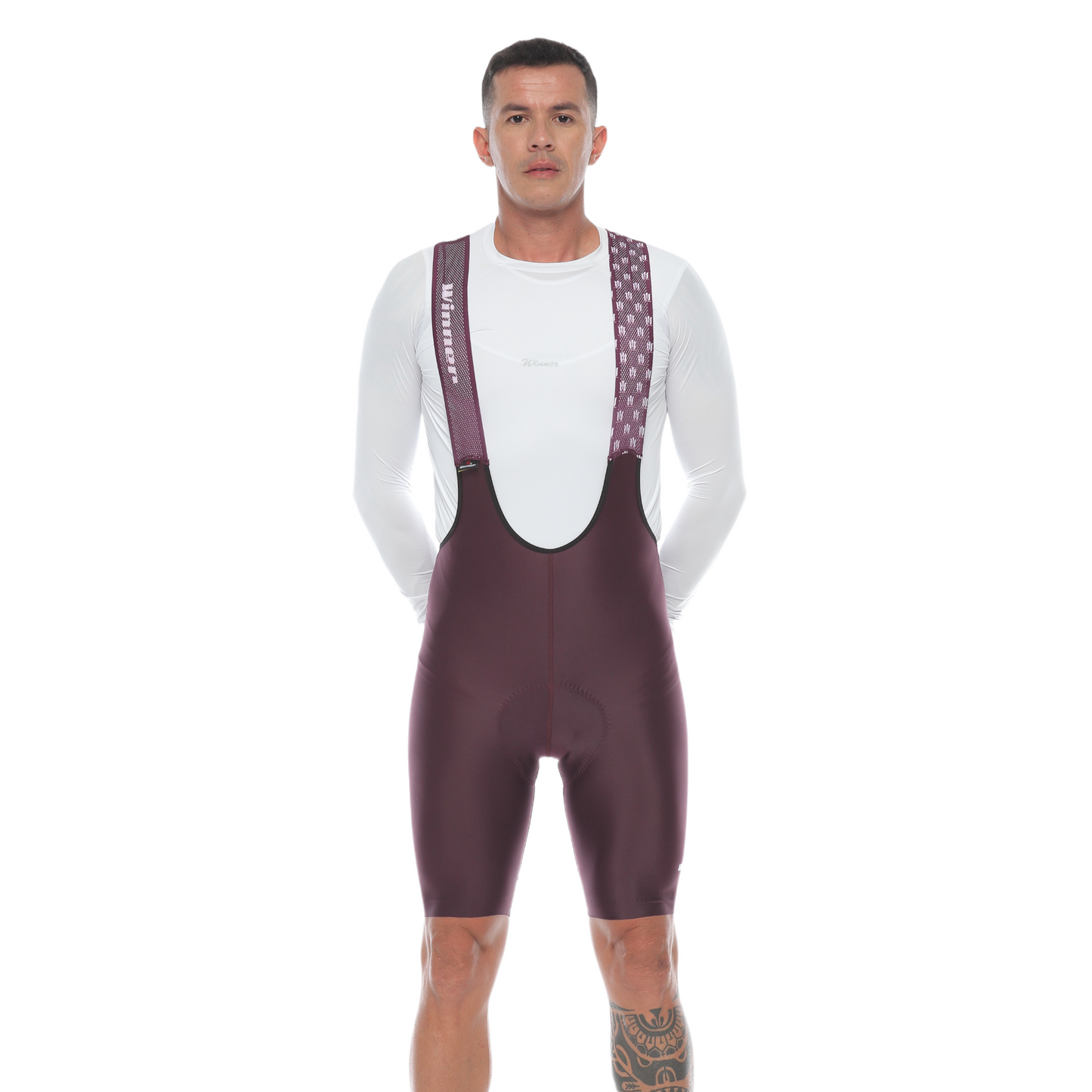 Pantaloneta De Ciclismo Híbrida Masculina Uva