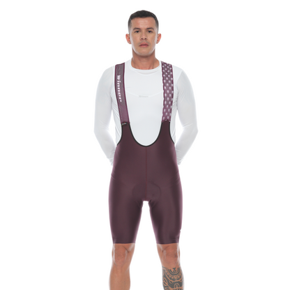 Pantaloneta De Ciclismo Híbrida Masculina Uva