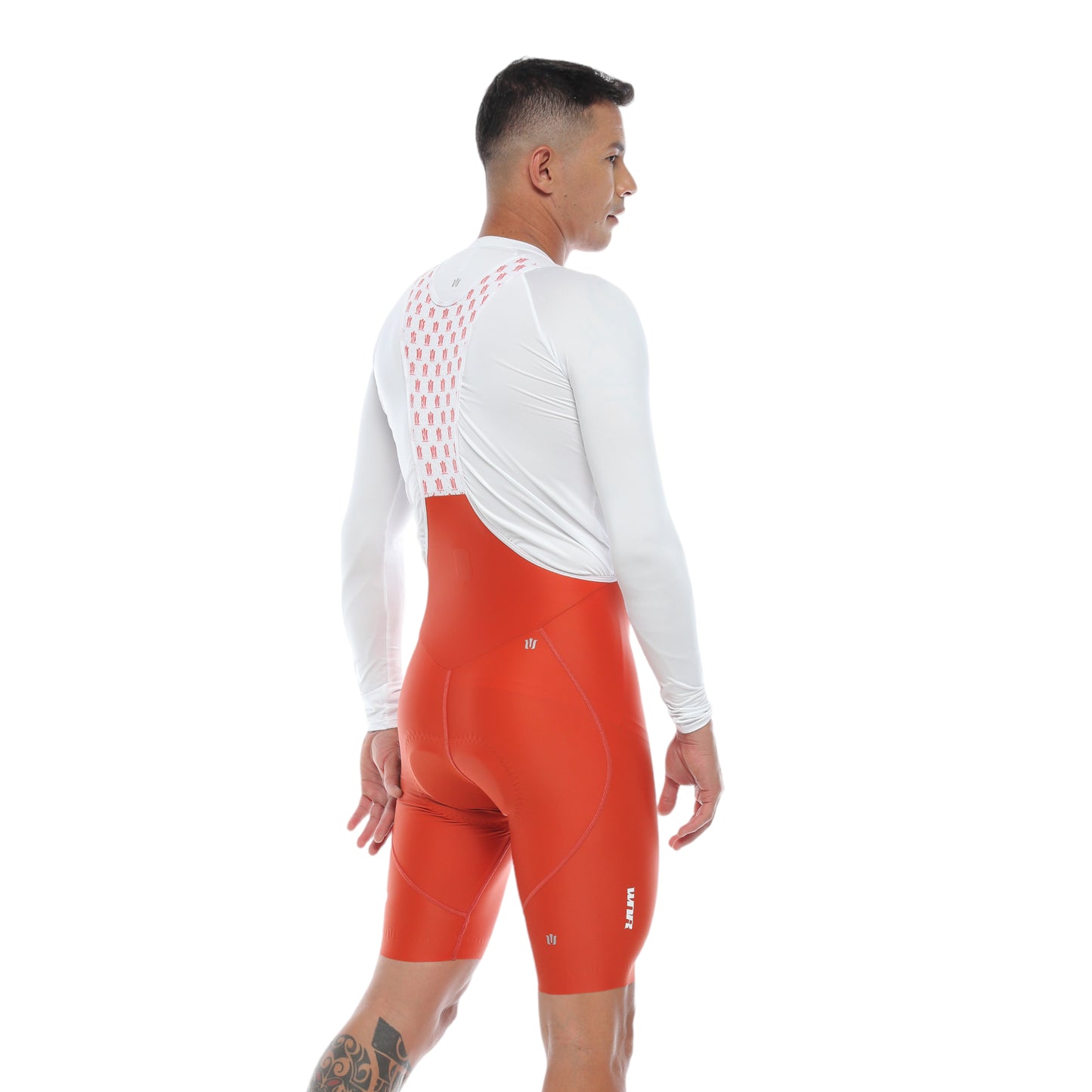 Pantaloneta De Ciclismo Híbrida Masculina Terracota