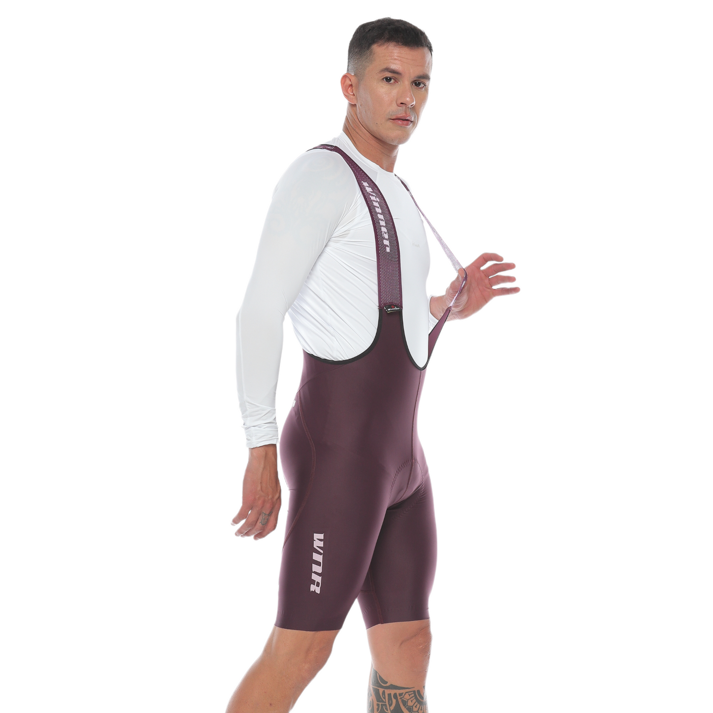 Pantaloneta De Ciclismo Híbrida Masculina Uva