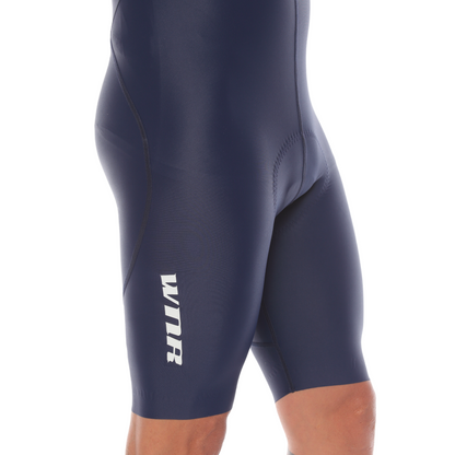 Pantaloneta De Ciclismo Híbrida Masculina Azul