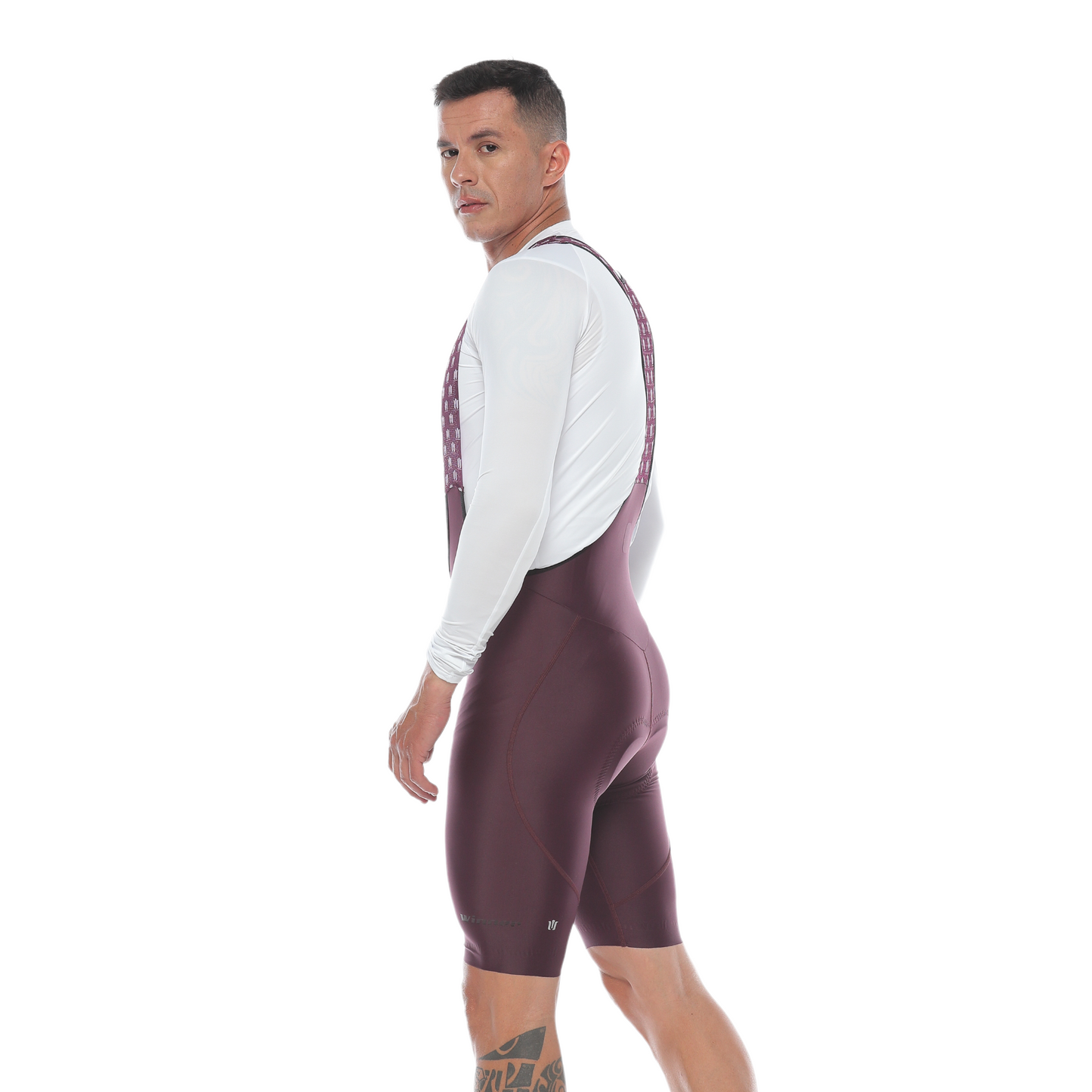 Pantaloneta De Ciclismo Híbrida Masculina Uva