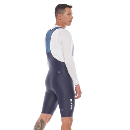 Pantaloneta De Ciclismo Híbrida Masculina Azul