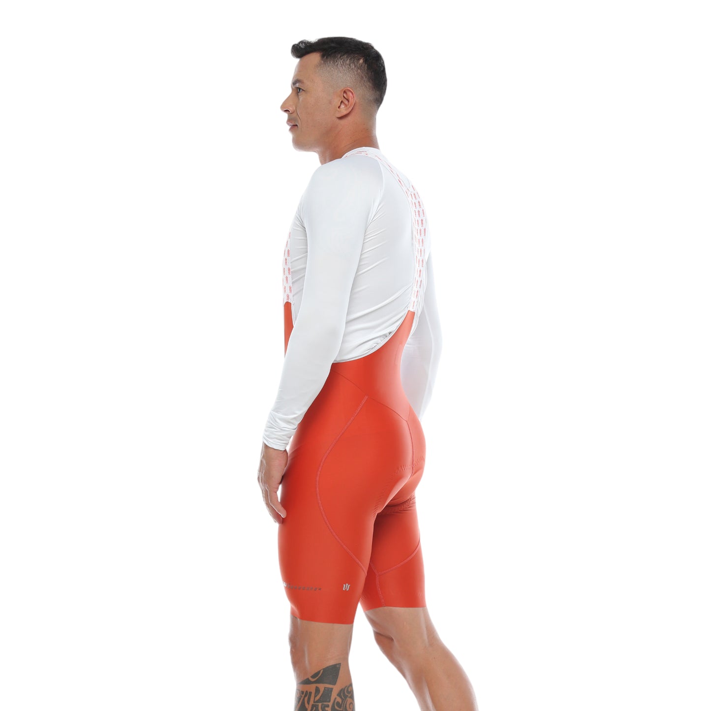 Pantaloneta De Ciclismo Híbrida Masculina Terracota