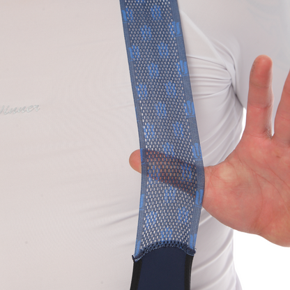 Pantaloneta De Ciclismo Híbrida Masculina Azul