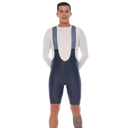 Pantaloneta De Ciclismo Híbrida Masculina Azul