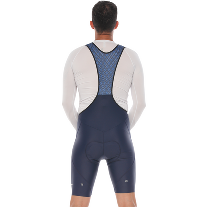Pantaloneta De Ciclismo Híbrida Masculina Azul