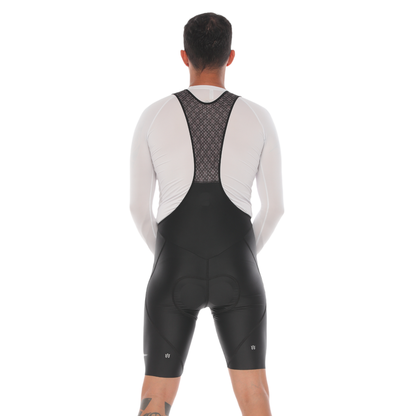 Pantaloneta De Ciclismo Híbrida Masculina Negra